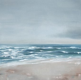 Painting "Ocean Breeze No. 1" by painter Yani Ray oil canvas at Jose Art Gallery
