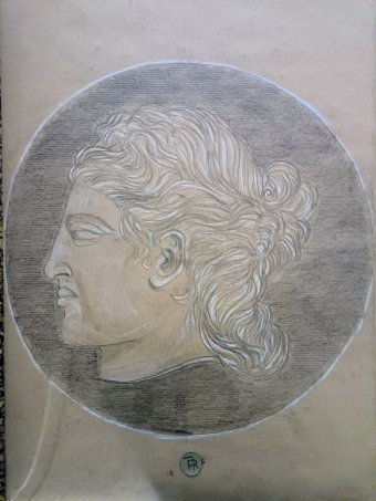 Drawing "Roman Venus: Goddess of Love and Beauty" by illustrator roberto ferrando pencil paper at Jose Art Gallery