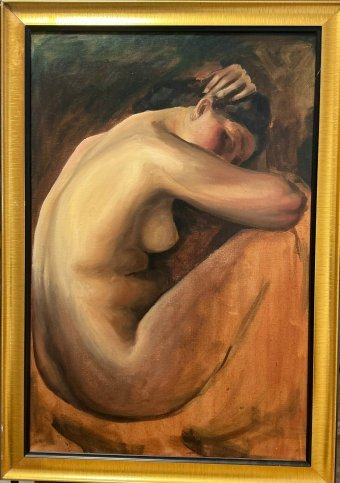 Malerei "Der Nackte", maler/-in Ulyana Vasilenko Öl Leinwand in der Jose Art Gallery