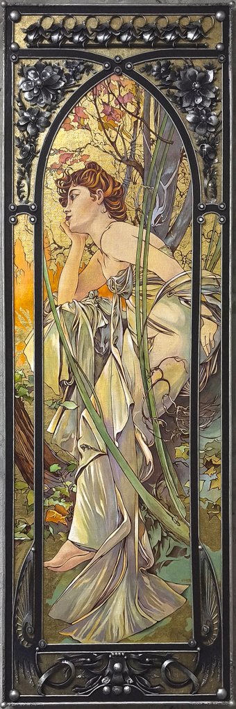 Painting "Dreams. The Magic of Painting and Metal" by painter Denis Puchkov acrylic canvas at Jose Art Gallery