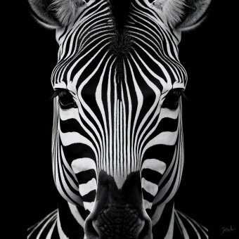 Digitale Kunst "ZEBRA-IDENTITÄT #1 (URSPRUNG)", digitale/-r künstler/-in Jecaslo in der Jose Art Gallery
