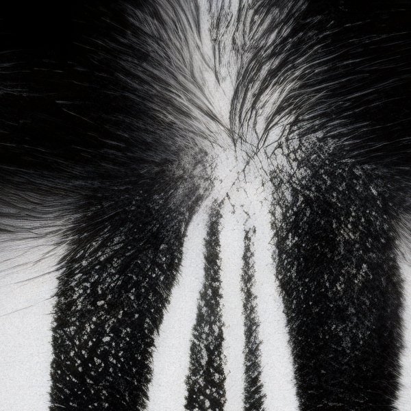 ZEBRA IDENTITY #2 (SYMMETRY) Drawing - Jecaslo