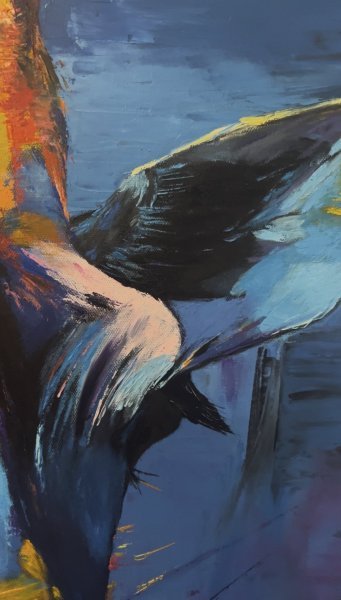 Additional view 6: Abstract Animal Painting Giraffe (Collection Piece #4) by painter Anna Tasheva oil canvas 