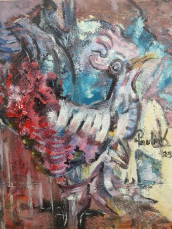 Pintura "Vanidad", pintor DPaulinos óleo lienzo en Jose Art Gallery