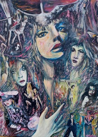 Живопис "Покаяння", живописець Gena Keusch масло холст в Jose Art Gallery