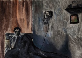 Графіка "У лабіринті розуму", ілюстратор Stanislav Bazylev пастель папір в Jose Art Gallery