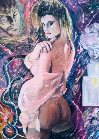 Живопис "Спокуса 2.", живописець Gena Keusch масло холст в Jose Art Gallery