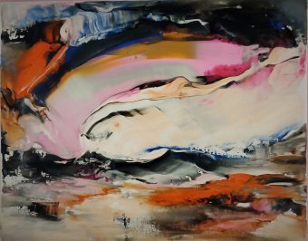 Painting "Fiery soul" by painter Natalia Arkhipenko acrylic canvas at Jose Art Gallery