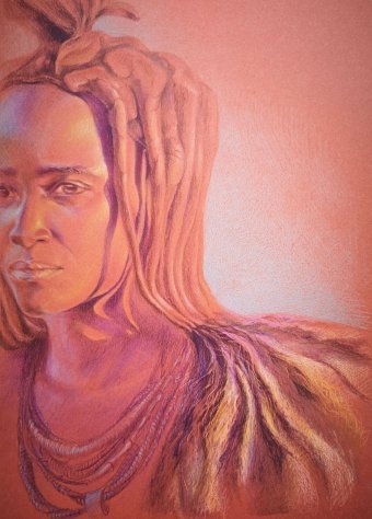 Gráfico "At Sundown", ilustrador Yana Dmitrieva lápiz papel en Jose Art Gallery