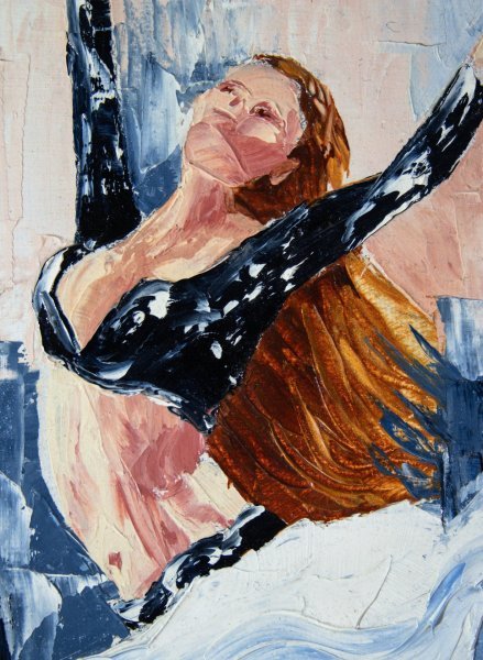 Image supplémentaire 1: Art figuratif Intérieur Peinture "Danse classique", peintre Mher Gevorgyan huile toile 