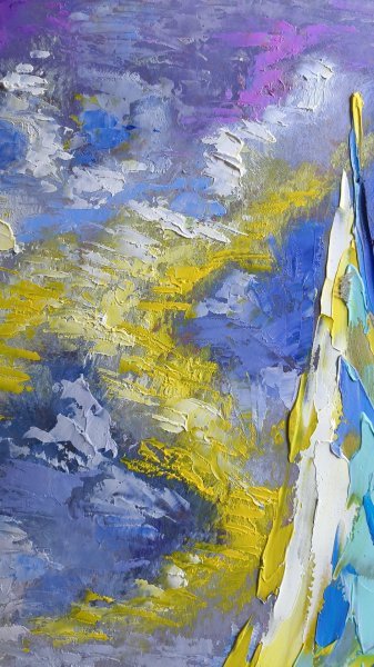 Solor Tides Painting by Anastasia Kozorez - Jose Art Gallery