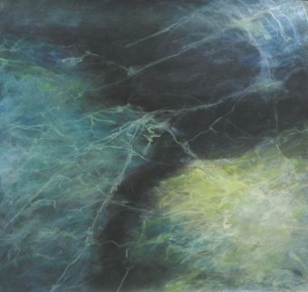Painting "Water and Waves IV" by painter Lochter Andreas mixed method paper at Jose Art Gallery