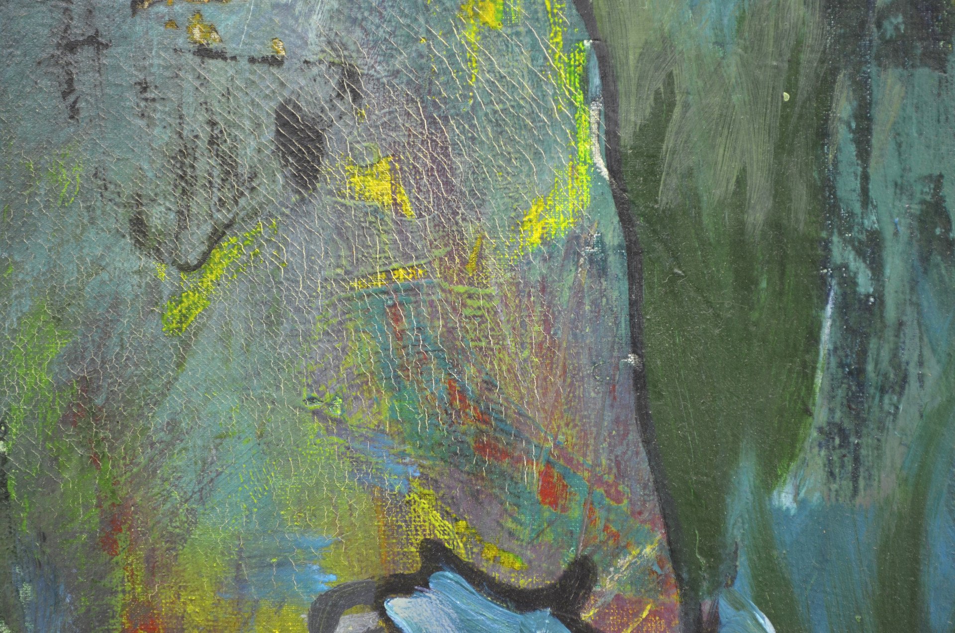 The one who does not - painting