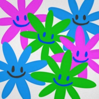 Живопис "Зоряні квіти", живописець Ivie Ives акрил холст в Jose Art Gallery