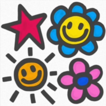 Grafika "Pauza w szkole!", ilustrator Ivie Ives farba akrylowa płótno w Jose Art Gallery