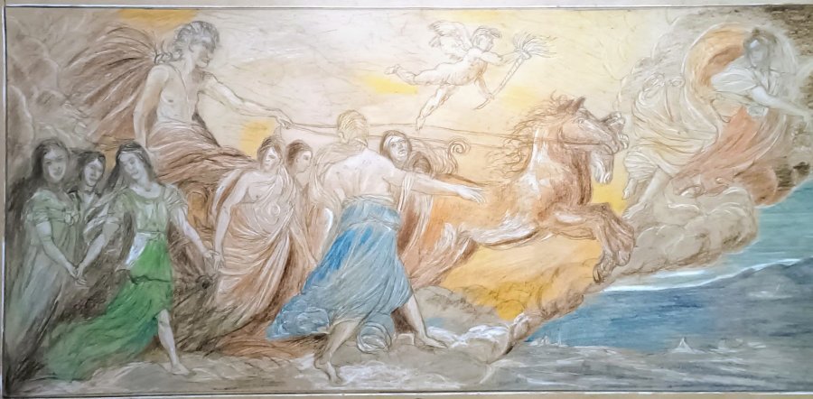 The Chariot of Dawn: Triumph and the Ancient Past Painting by roberto ...