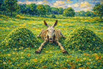 Digital Art "Fatal indecision" by digital artist Rifiuto at Jose Art Gallery