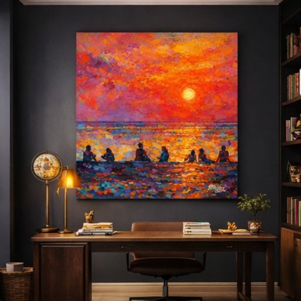 Additional view 3: Color Photo-impressionism Photography WHEN THE DAY BREATHES by photographer Orlando Sanchez Cabrera 