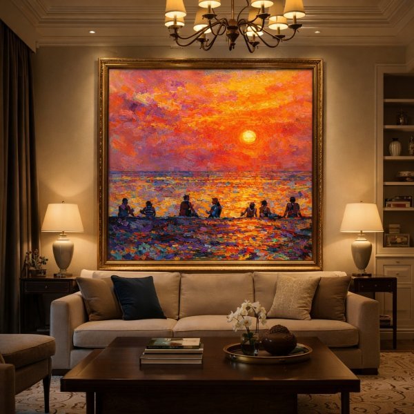 Additional view 5: Color Photo-impressionism Photography WHEN THE DAY BREATHES by photographer Orlando Sanchez Cabrera 