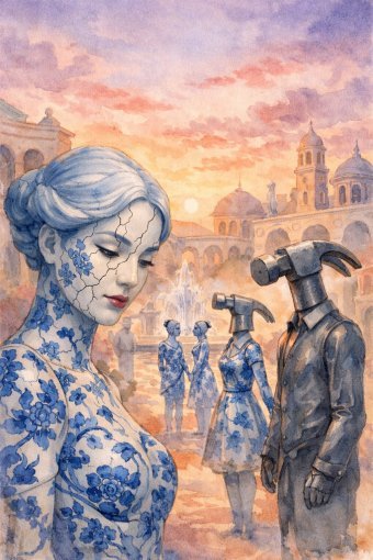 Digital Art "The strength of fragility" by digital artist giancarlo bonini at Jose Art Gallery