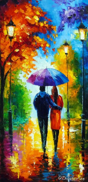 Romance d'automne au parc