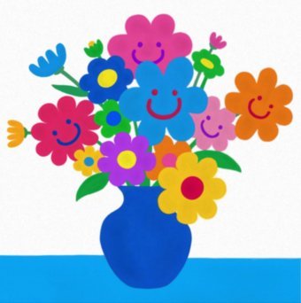 Painting "A Bright Day" by painter Ivie Ives acrylic canvas at Jose Art Gallery