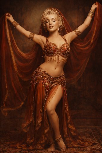 Цифрове мистецтво "Імператриця спокуси", цифровий художник L' Artista Di Marilyn в Jose Art Gallery