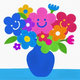 Painting "A Bright Day" by painter Ivie Ives acrylic canvas at Jose Art Gallery