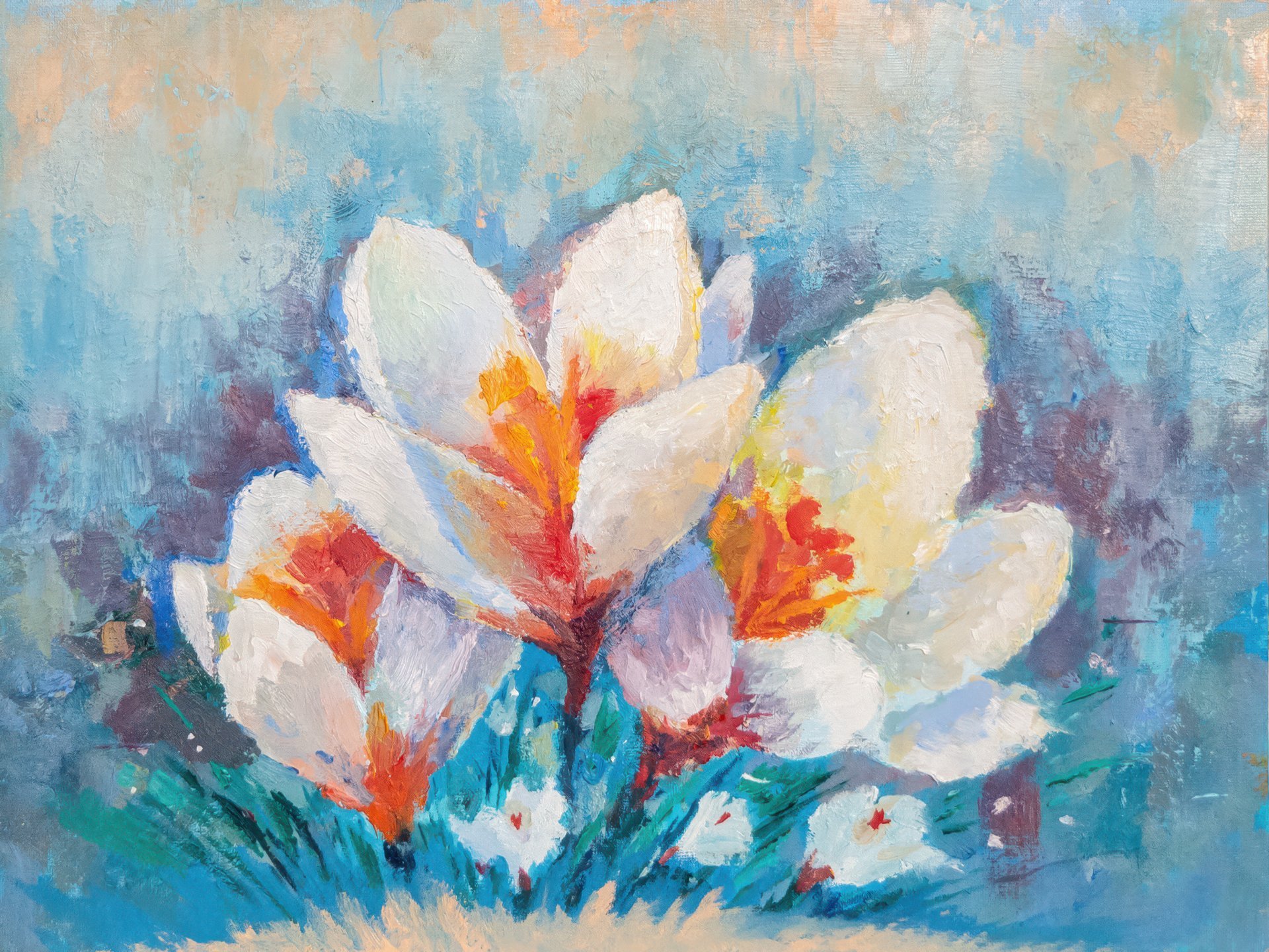 First Breath of Spring Painting by Alexey Morozov