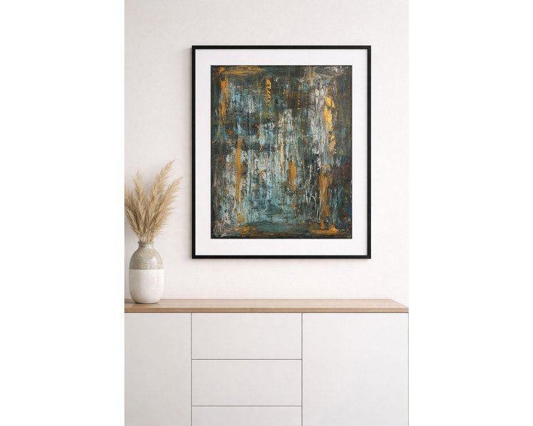 Forest Memory | abstract paint Painting by Eddie Davidov