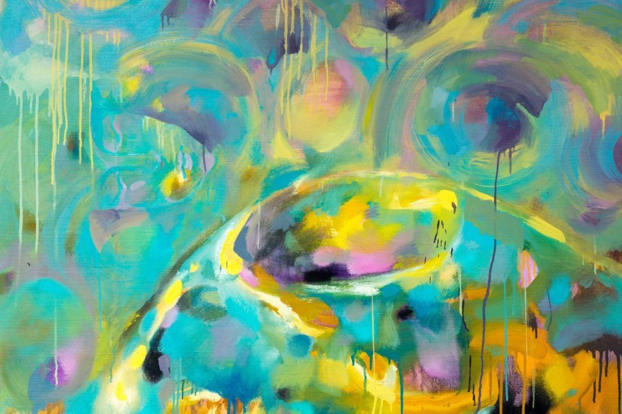 Truth of the Material Bright Abstractions Painting by Alena Kuznetsova