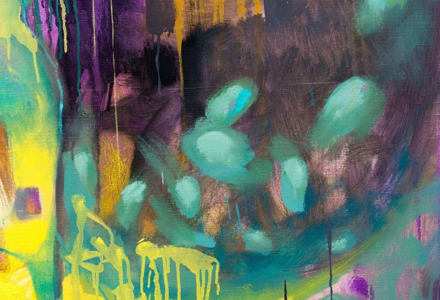 Truth of the Material Bright Abstractions Painting by Alena Kuznetsova