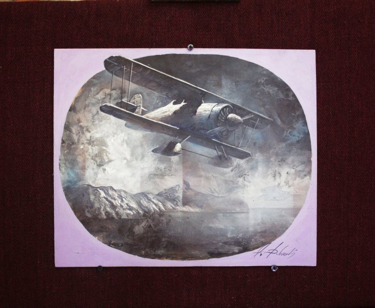 Additional view 1: Conceptual Marine Art Painting JOYOUS JOURNEY 2B. by painter Dobrodiy Alexandr acrylic plastic 