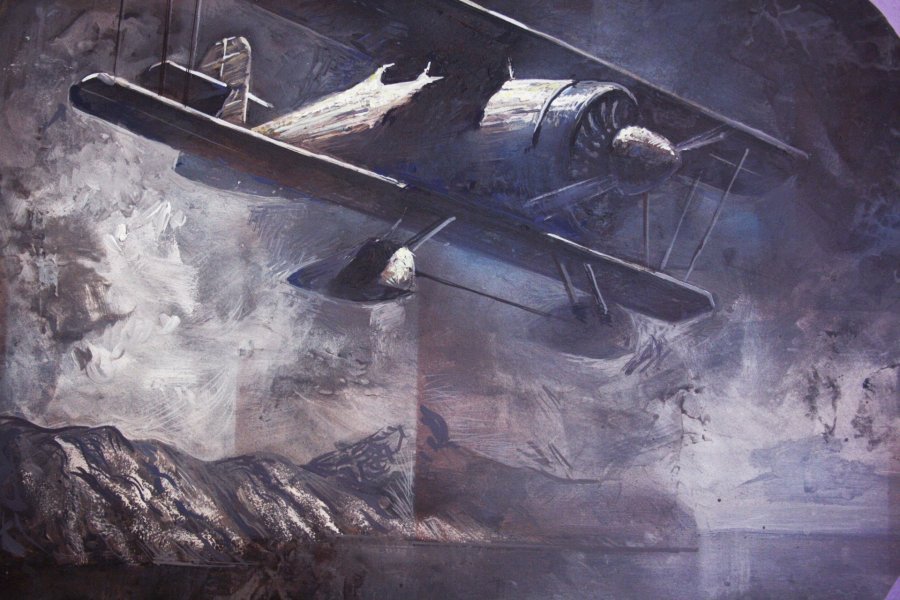 Additional view 2: Conceptual Marine Art Painting JOYOUS JOURNEY 2B. by painter Dobrodiy Alexandr acrylic plastic 