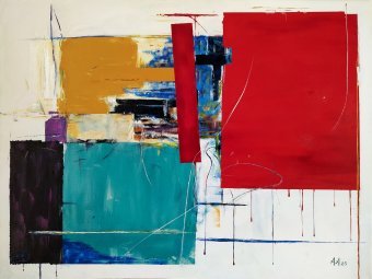 Painting "I Dreamed of Kazimir" by painter Alexander Aksyonov oil canvas at Jose Art Gallery