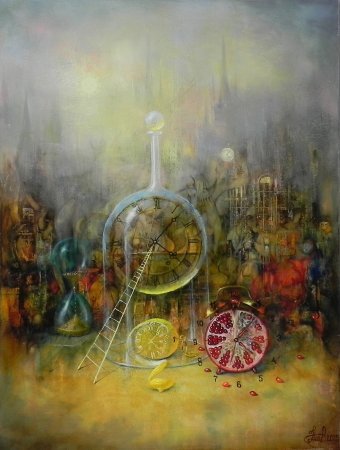 Painting "The Taste of Time" by painter NOVIKOVARTFAMILY oil canvas at Jose Art Gallery