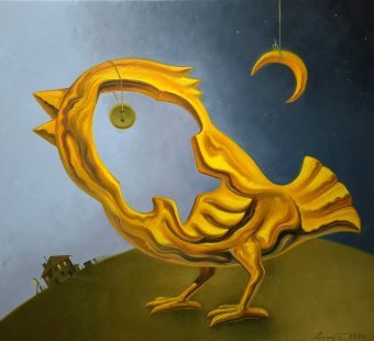 Painting "Zolota Cipa" by painter Serhii Voichenko oil canvas at Jose Art Gallery