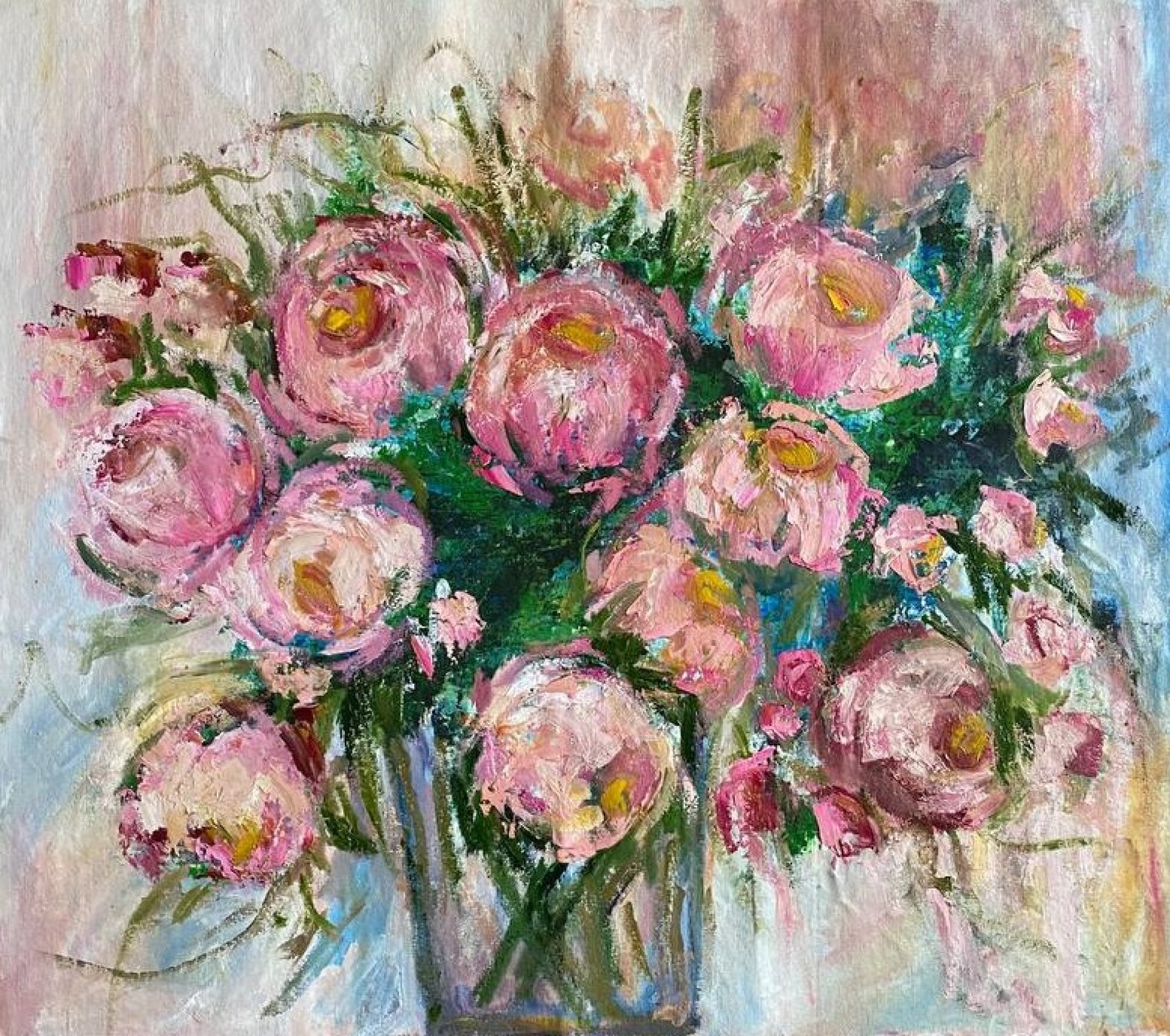 Provence bouquet Painting by Oksana Almiz - Jose Art Gallery