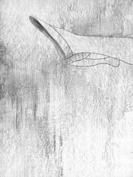 Zusätzliches Bild 7: Figurative Kunst Porträt Graphik "Der Fall", illustrator Lana Korolievskaia Tinte Karton 