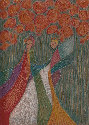 Графіка "Thumbelina. Fulfilment", ілюстратор Ewa Dura змішана техніка папір в Jose Art Gallery