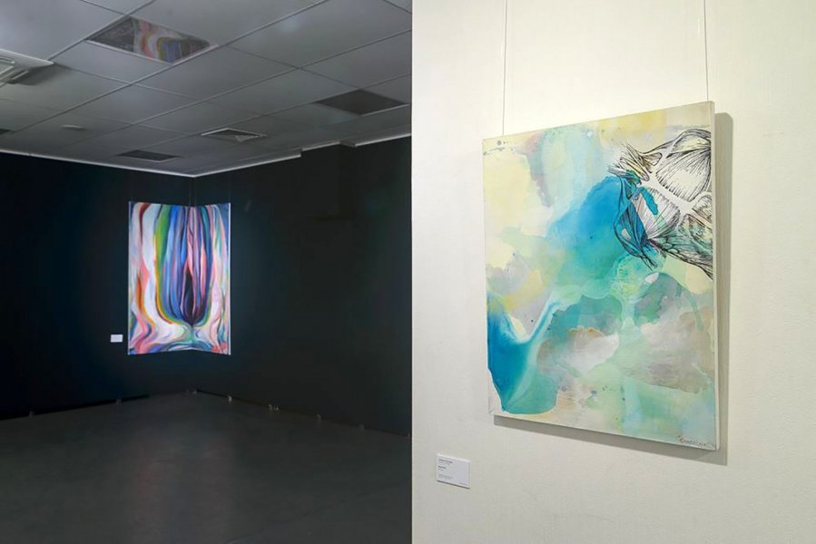 Дополнительное изображение 4: Абстракционизм Ню Живопись "Анатомия №7" живописец Alena Kuznetsova акрил холст 