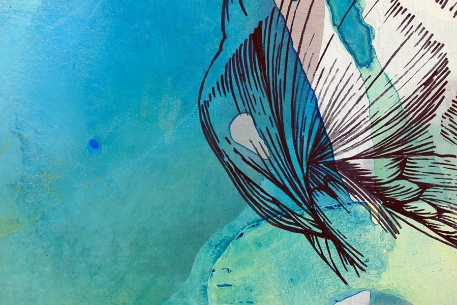 Дополнительное изображение 5: Абстракционизм Ню Живопись "Анатомия №7" живописец Alena Kuznetsova акрил холст 