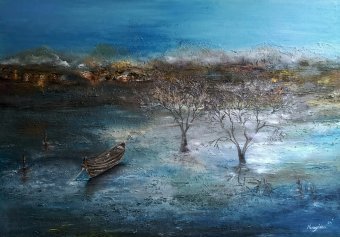 Malarstwo "Roztopy", malarz Monika Muszyńska olej płótno w Jose Art Gallery