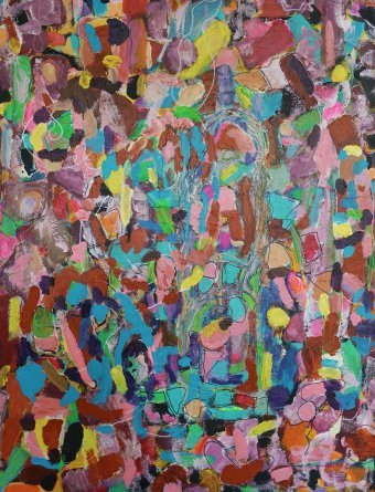 Живопись "Мы хотим, чтобы нас услышали opus10", живописец Geert Lemmers акрил дерево в Jose Art Gallery