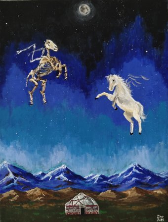 Живопис "Amanat", живописець Евгения Ладкина акрил холст в Jose Art Gallery