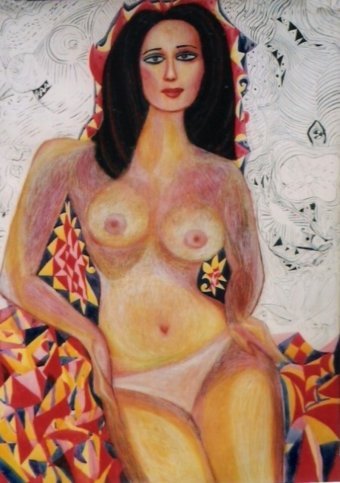 Живопись "Калейдоскоп", живописец Barindam Bose смешанная техника бумага в Jose Art Gallery