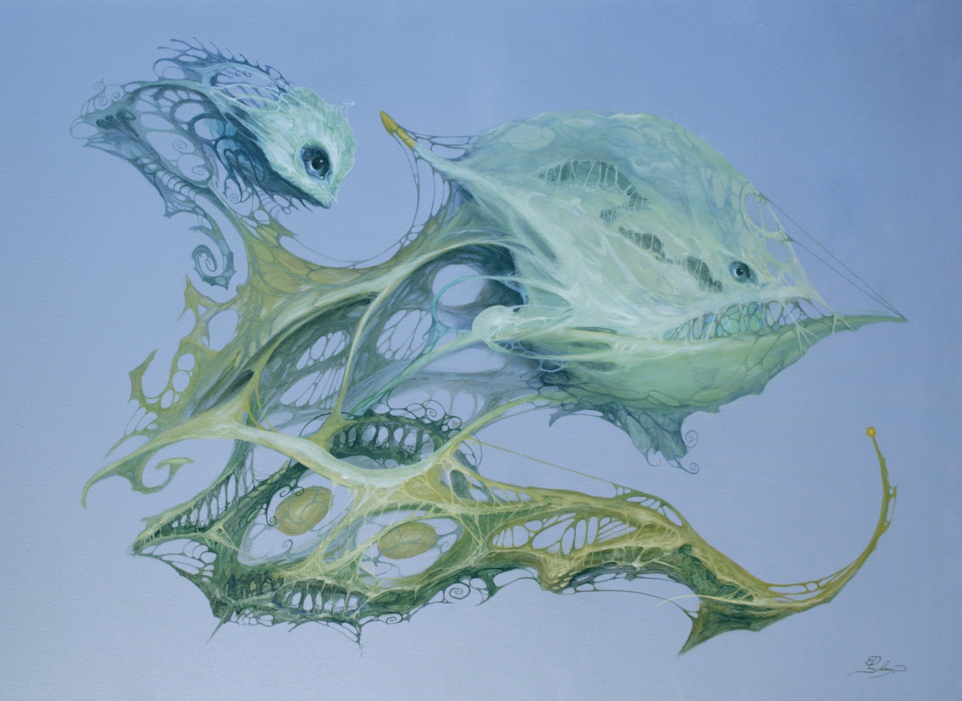 Space Shell Digital Art - Ed Schaap - Jose Art Gallery
