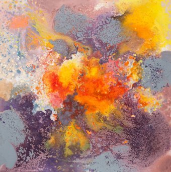 Painting "Sun Storm" by painter Alena Kuznetsova mixed method canvas at Jose Art Gallery