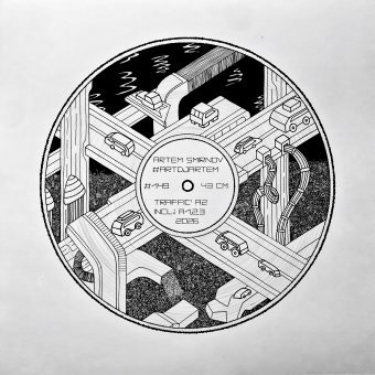 Графика "Traffic A2 Индустрия: Лайн-Арт Вдохновения", иллюстратор #artdjartem чернила бумага в Jose Art Gallery