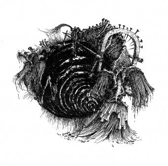 Drawing "Dry land" by illustrator nuke_rifle lithography paper at Jose Art Gallery